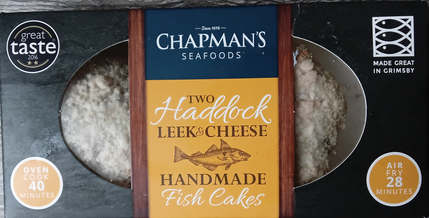 Chapman's Haddock, Leek and Cheese Fishcakes (2 pack)