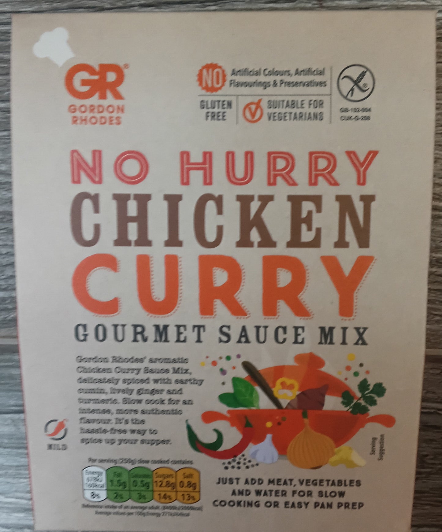 Gordon Rhodes Chicken Curry Mix (Gluten Free)