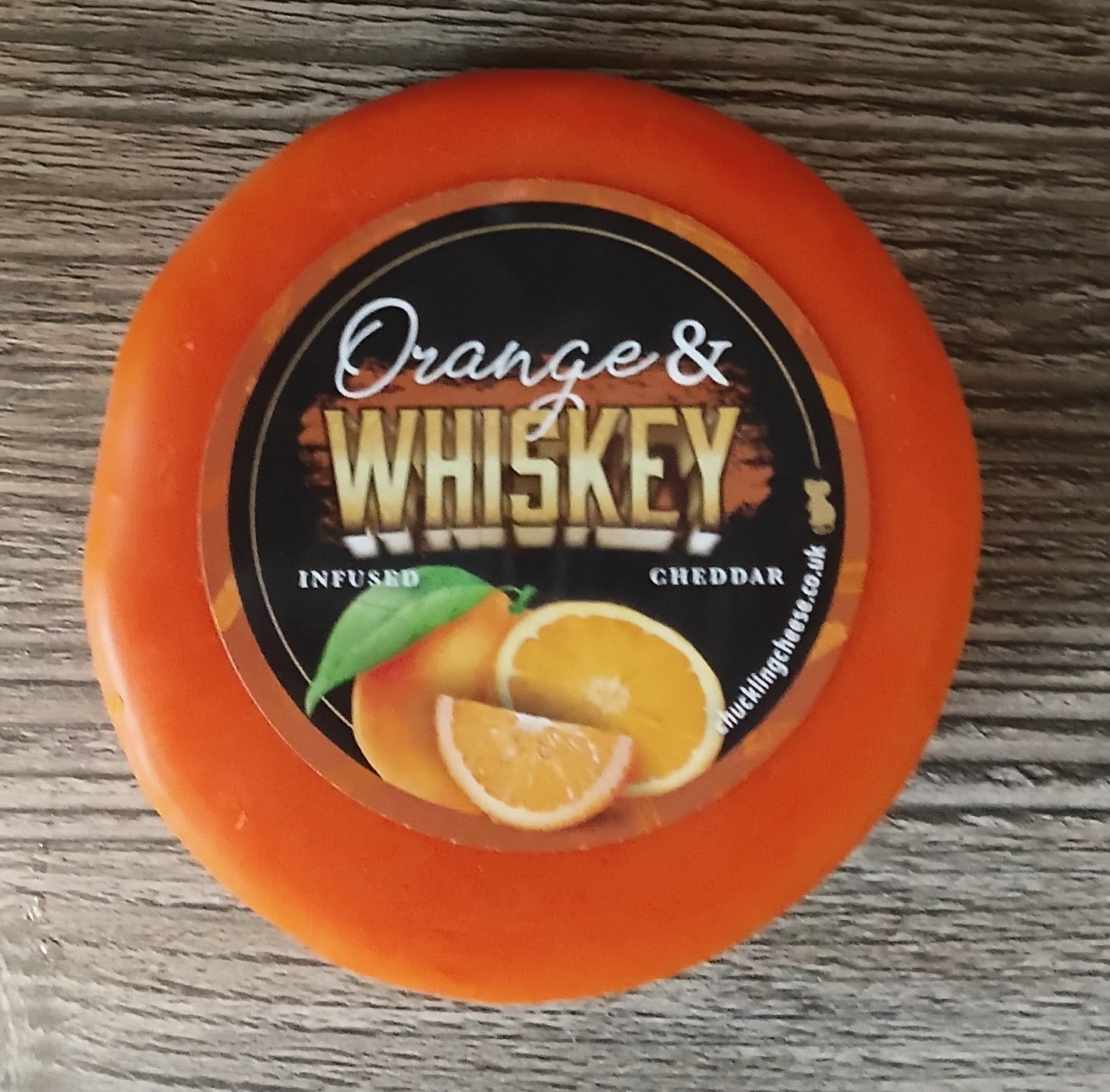 Chuckling Cheese Co. Whiskey and Orange Cheddar