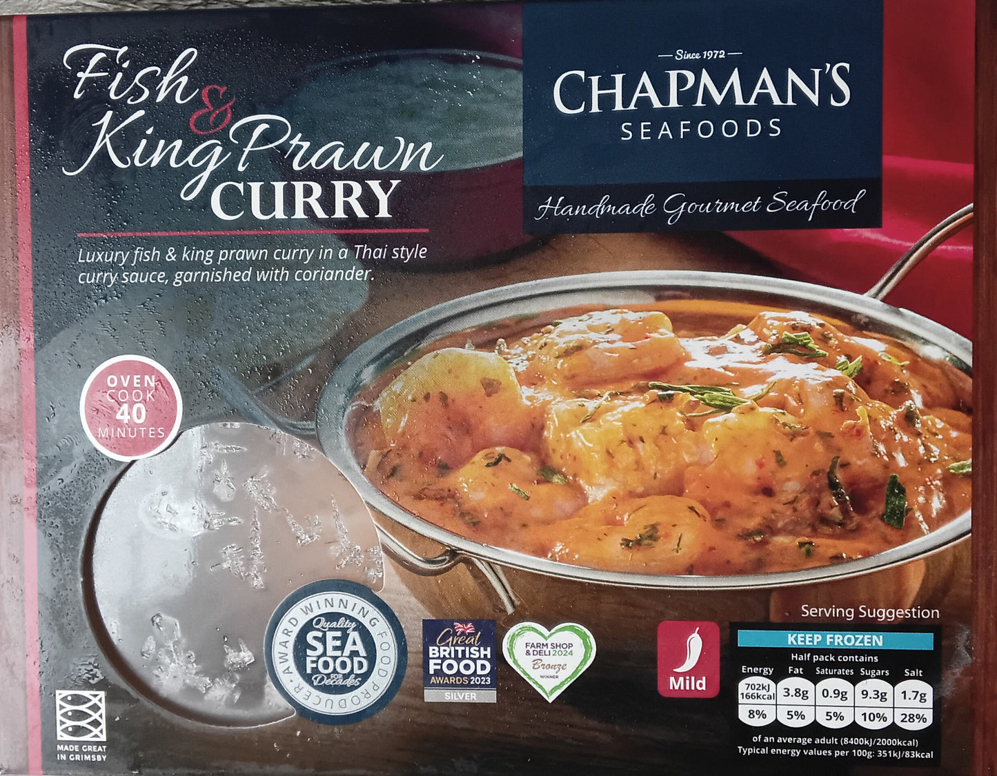 Chapman's Fish and King Prawn Curry