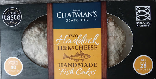 Chapman's Haddock, Leek and Cheese Fishcakes (2 pack)