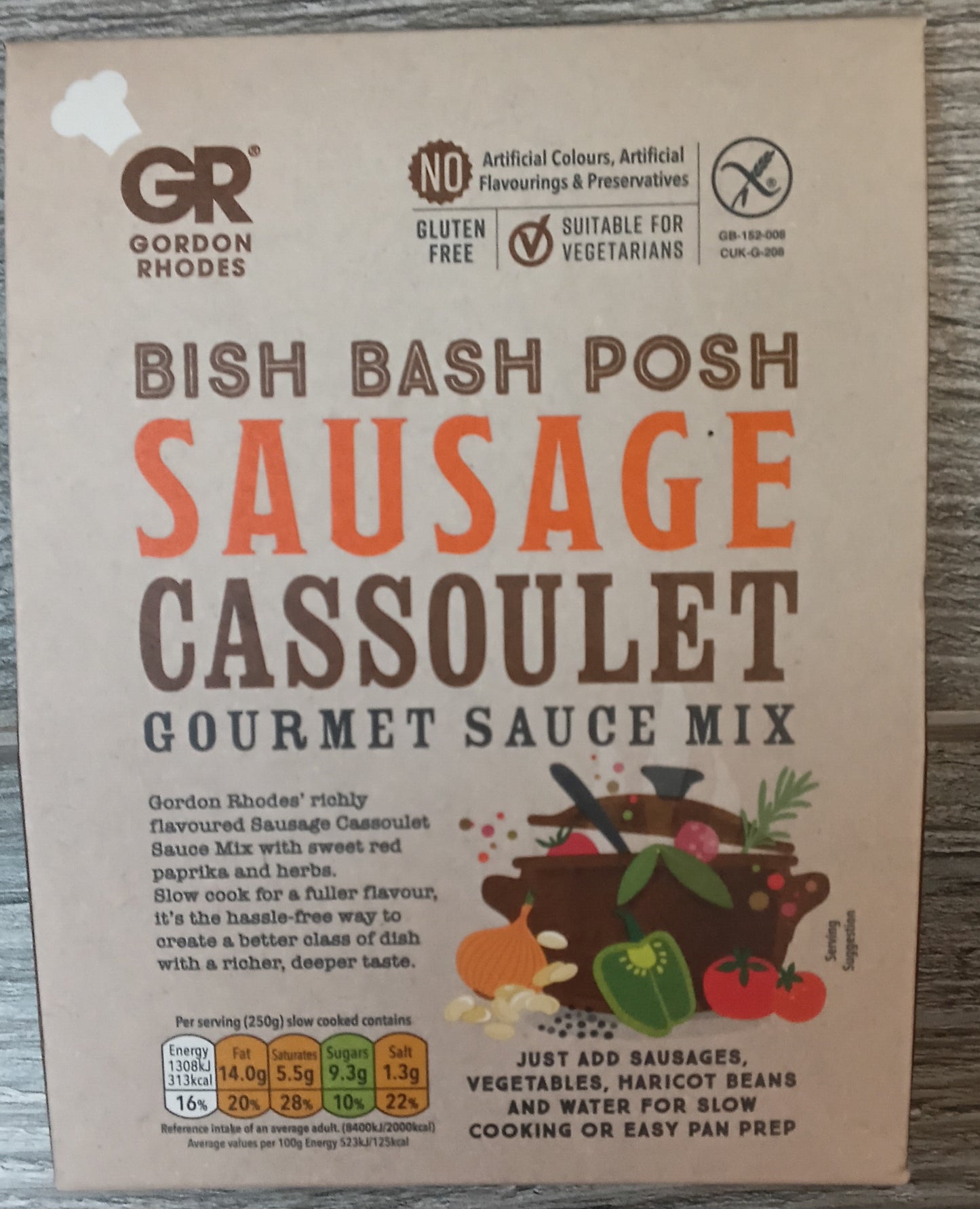 Gordon Rhodes Sausge Cassoulet Mix (Gluten Free)