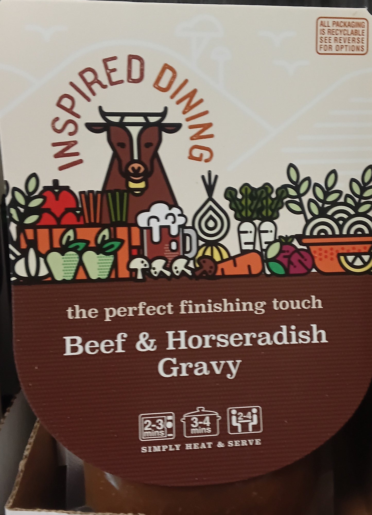 Inspired Dining Bèf and Horseradish Gravy