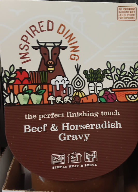 Inspired Dining Bèf and Horseradish Gravy