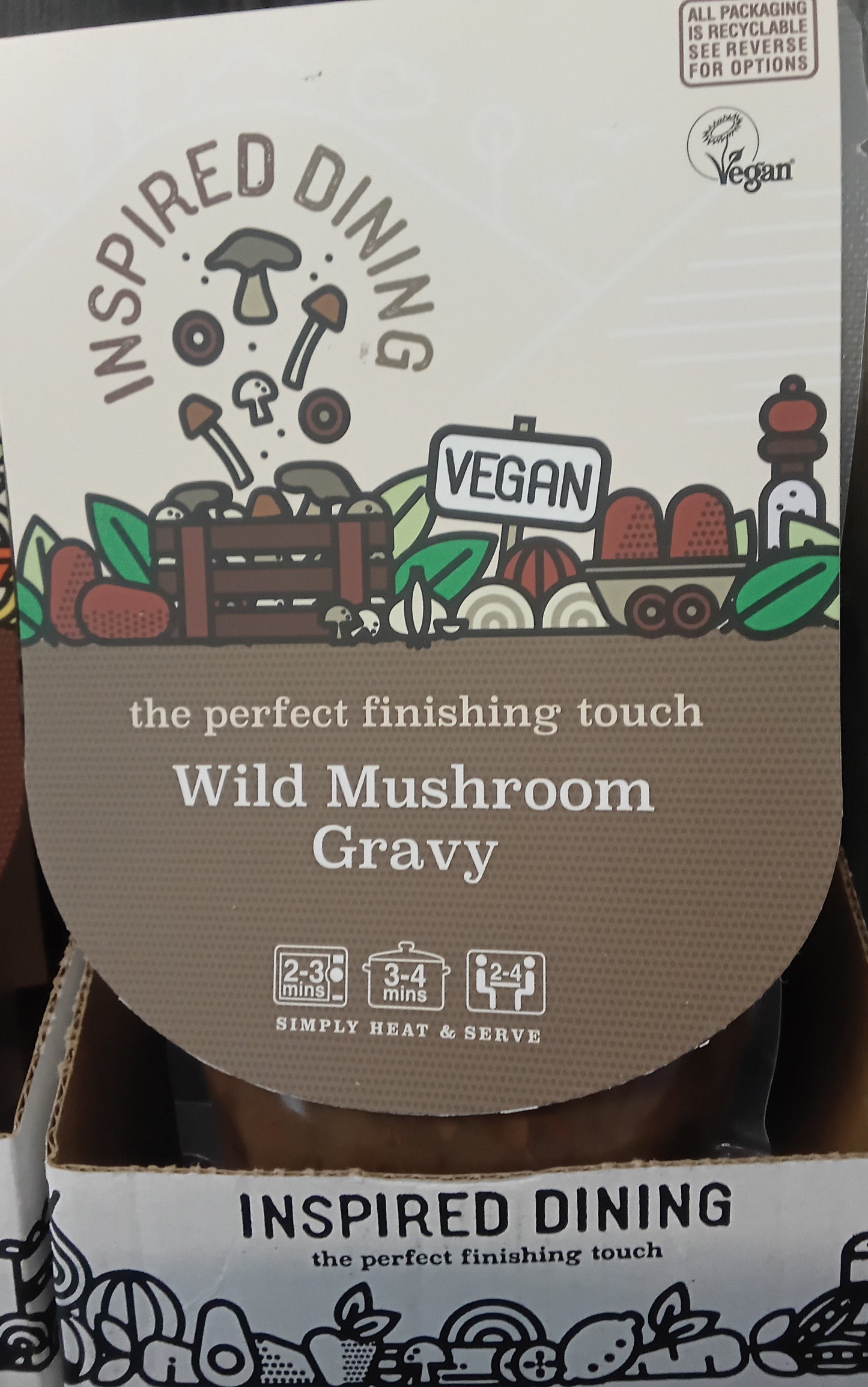 Inspired Dining Wild Mushroom Gravy