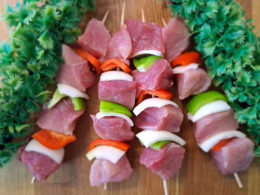 Pork & Pepper Kebabs x 4