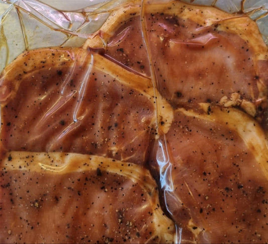 Pork Steaks Black Garlic